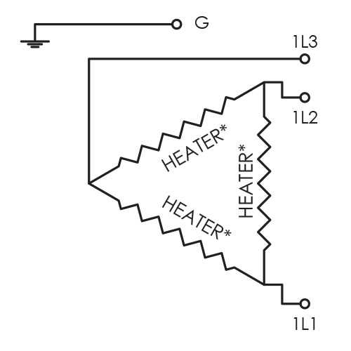 3 phase heating element wiring diagram