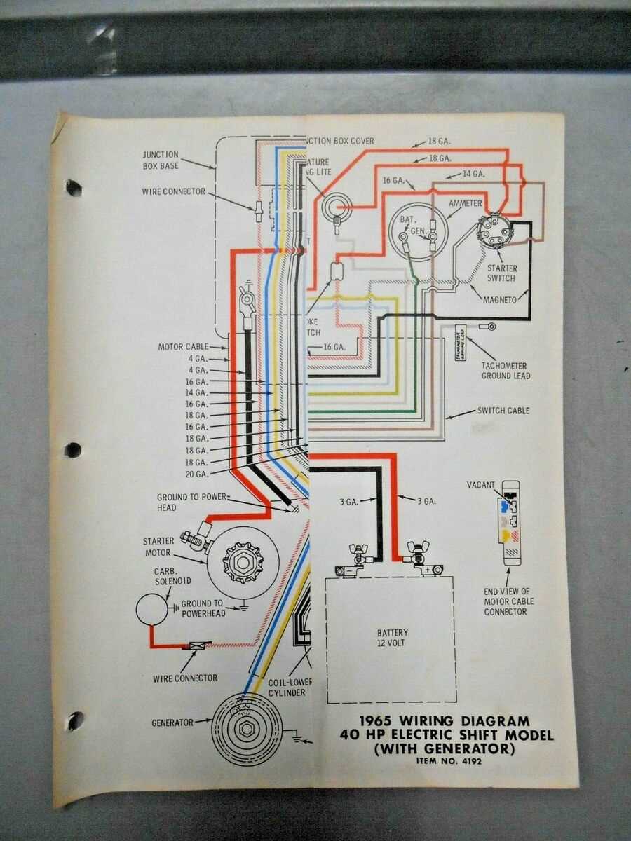 evinrude starter solenoid wiring diagram