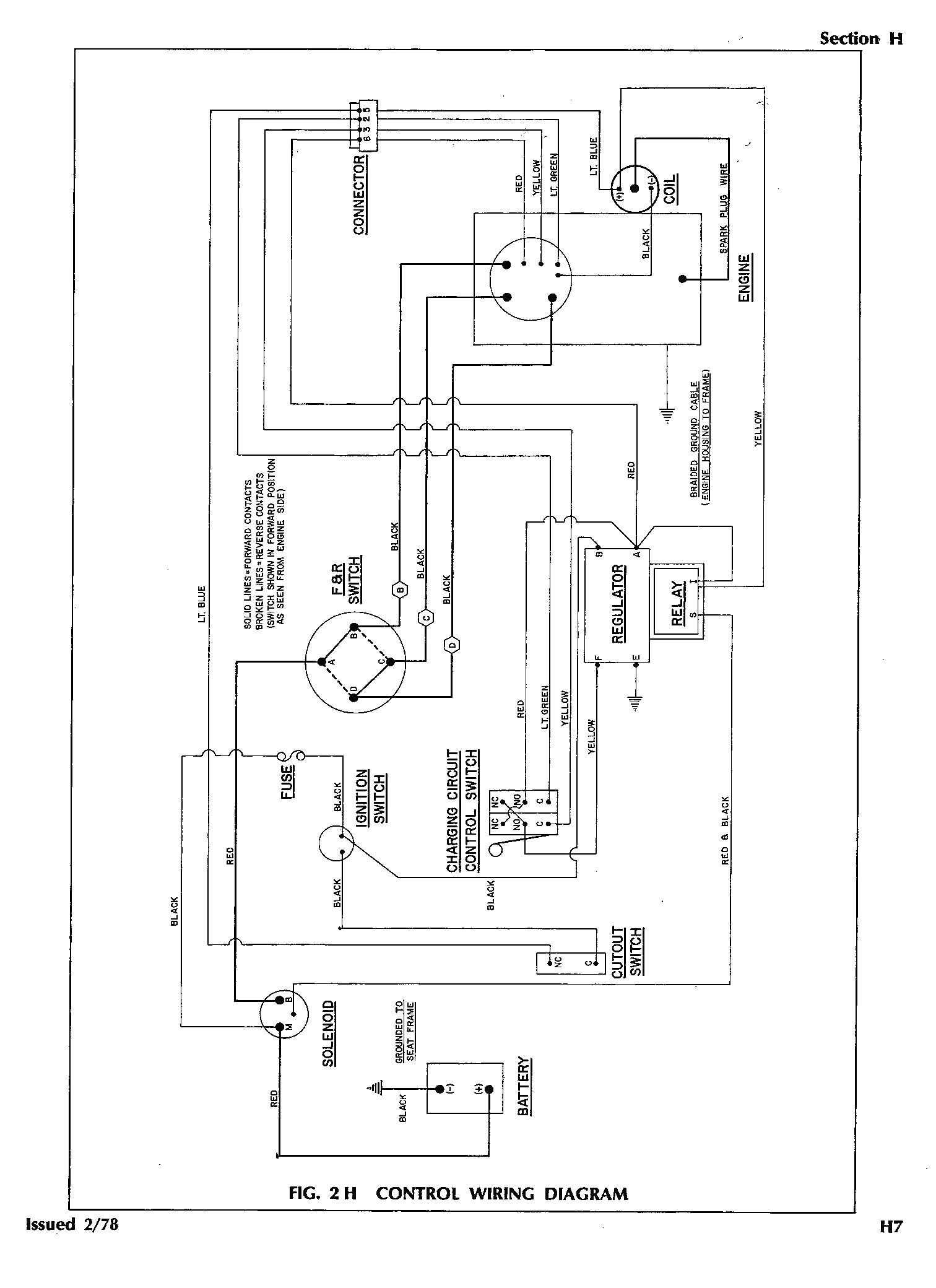 ezgo txt ignition switch wiring diagram