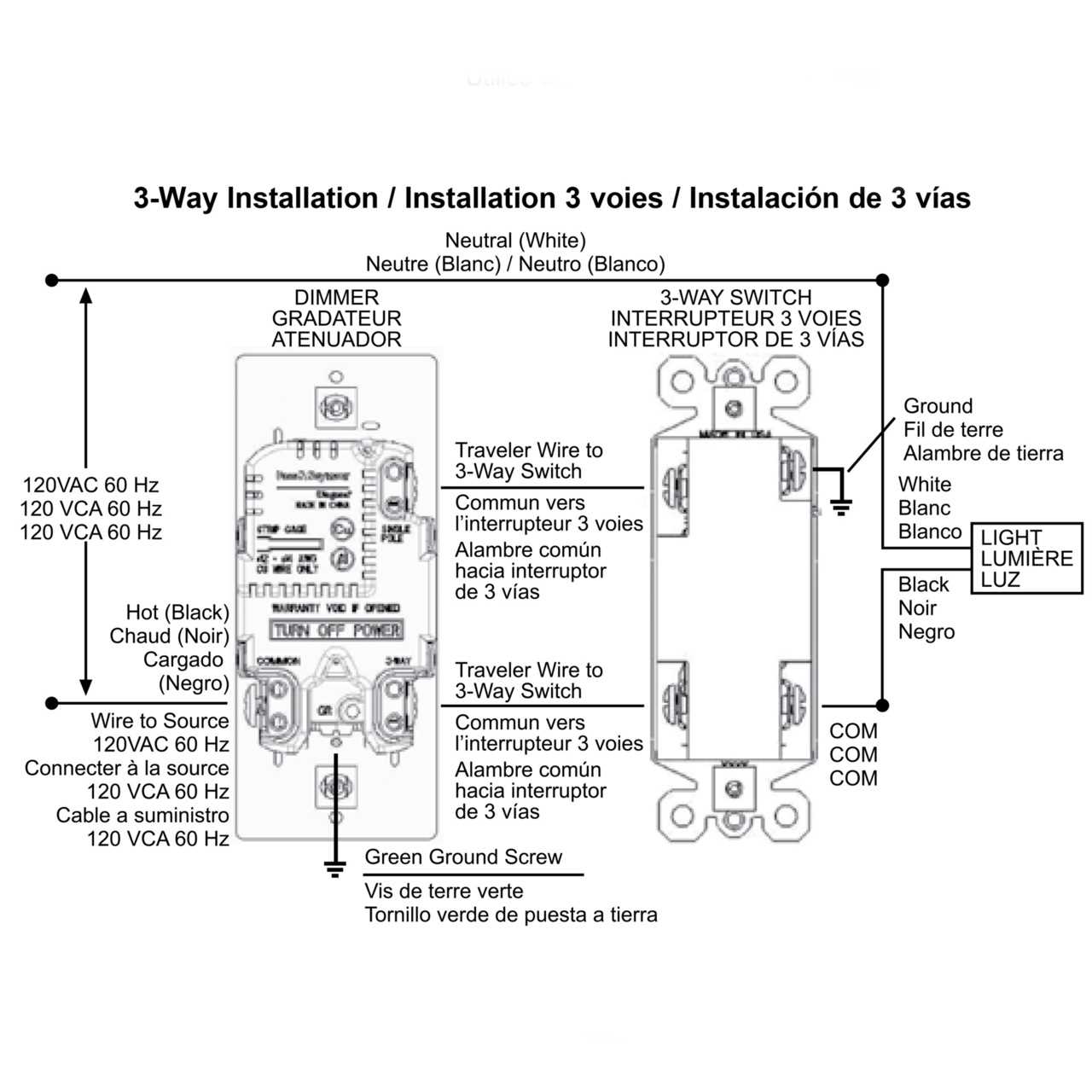 three way switch wiring diagram