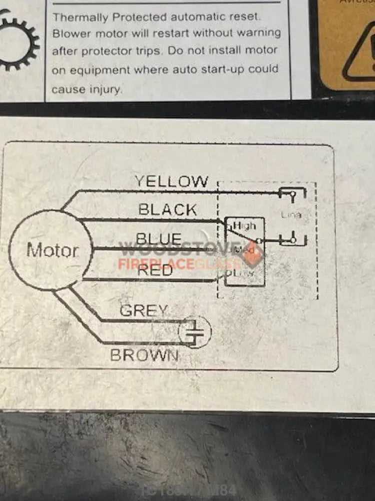 fireplace blower wiring diagram