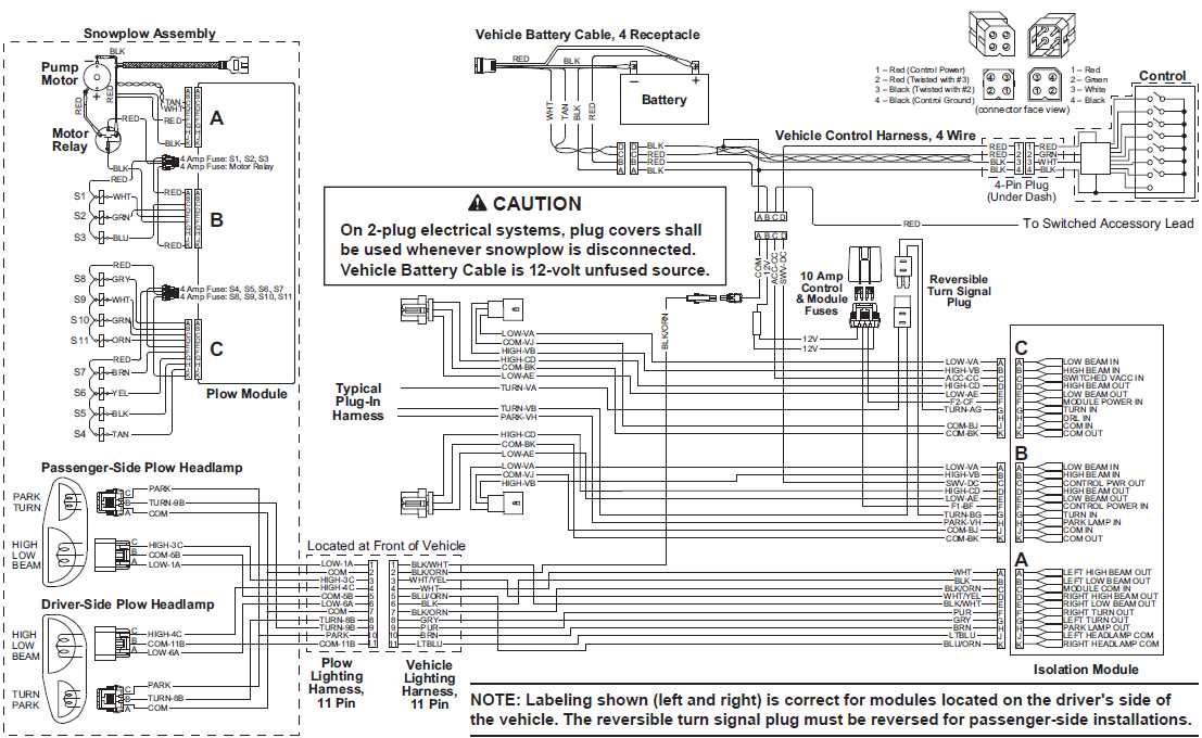 fisher plow light wiring diagram