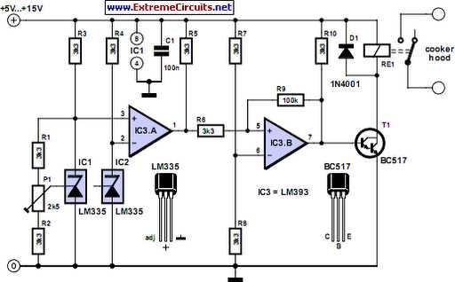 kitchen range hood wiring diagram