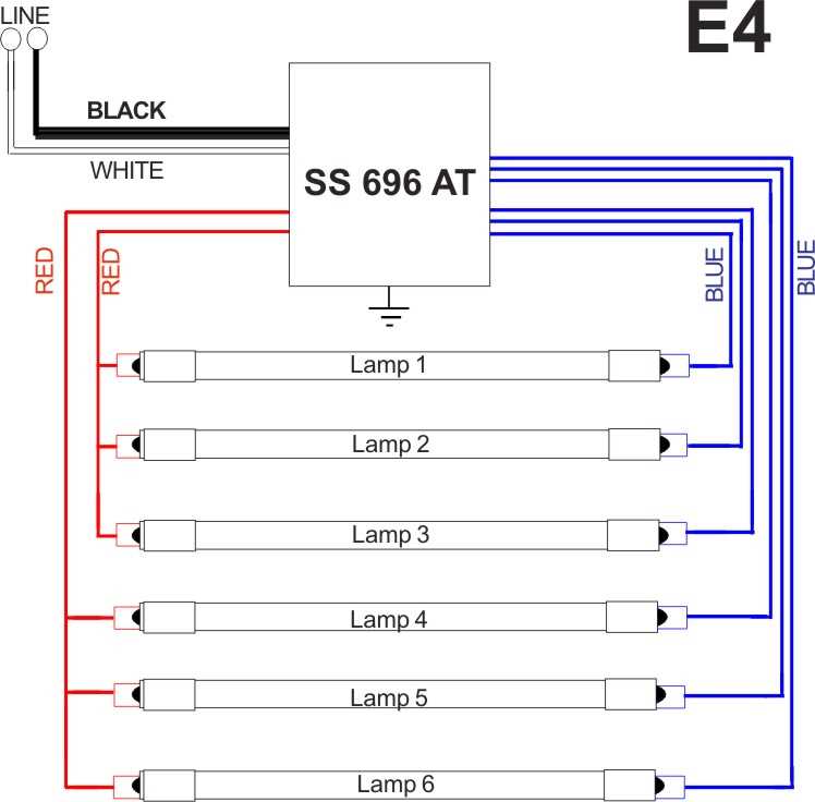 fluorescent lamp wiring diagram