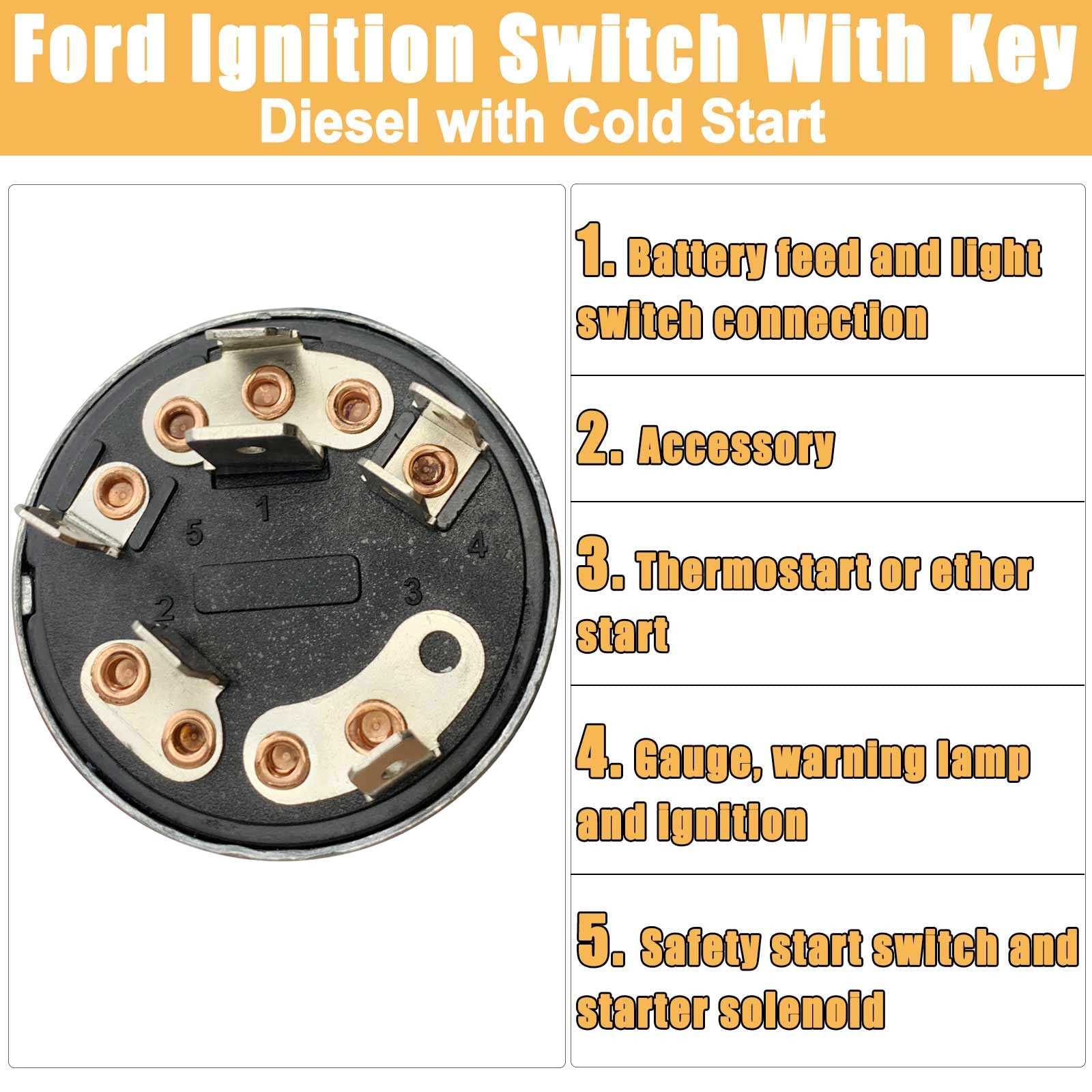 ford 2000 tractor ignition switch wiring diagram