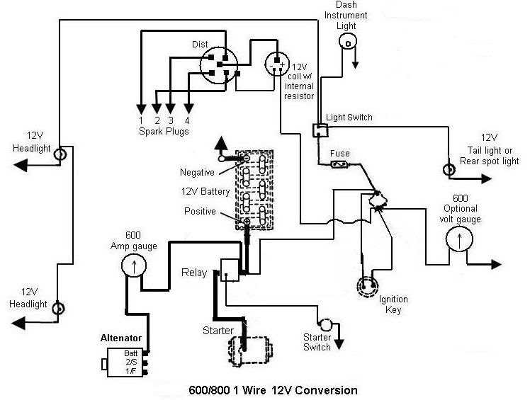 ford 850 tractor wiring diagram