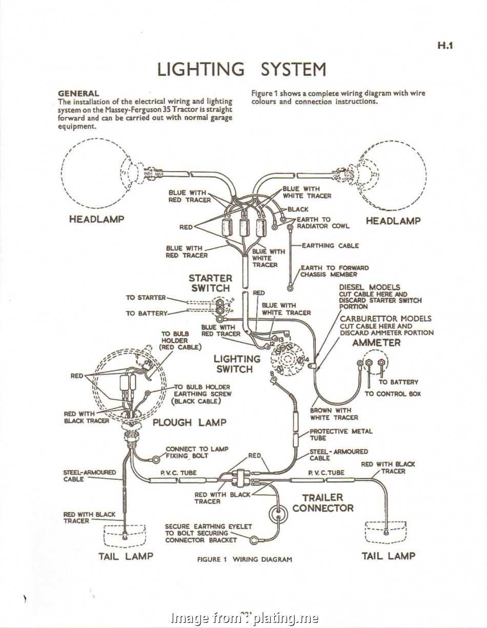 massey ferguson wiring diagram 135