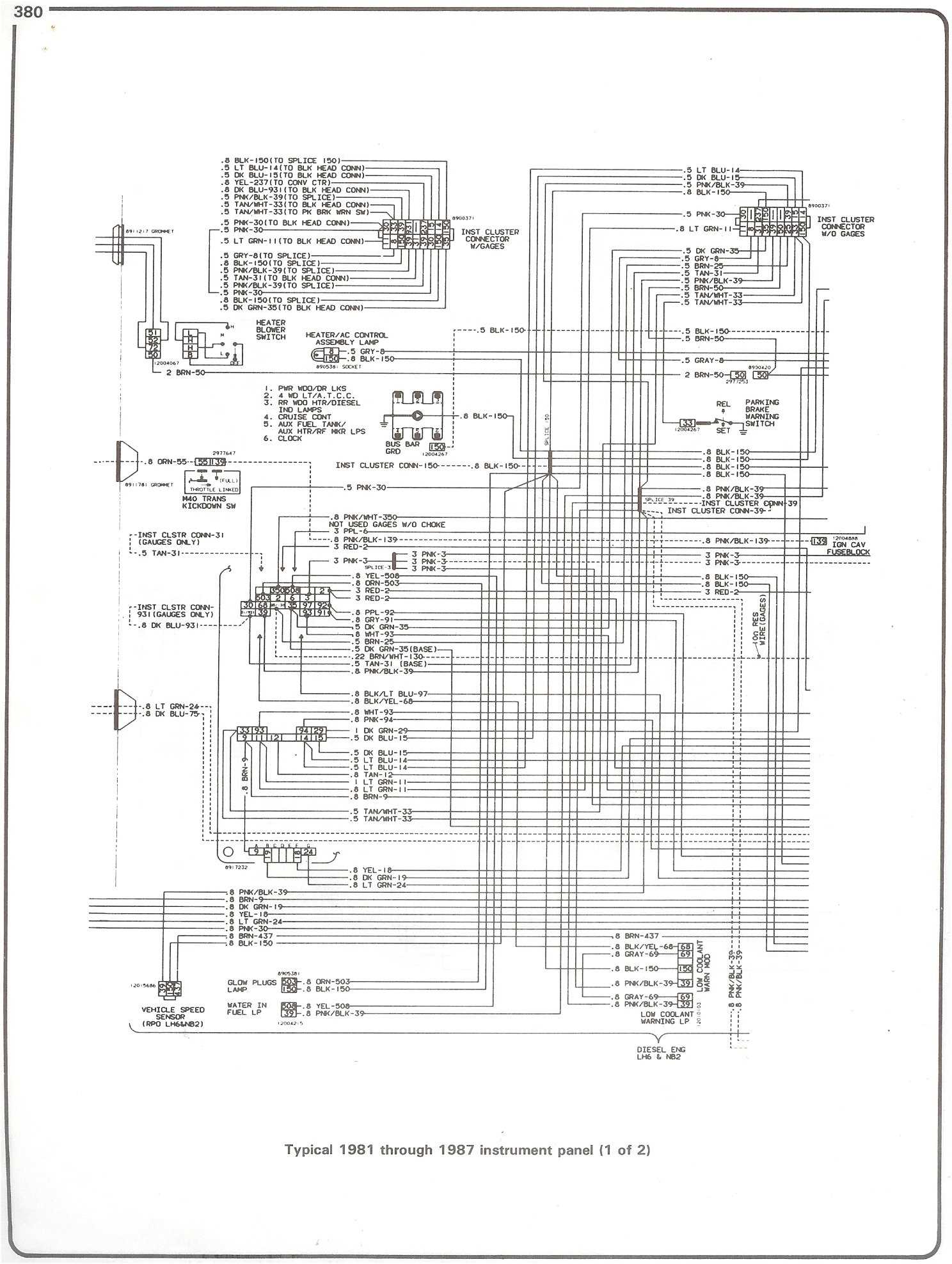 1989 chevy truck wiring diagram