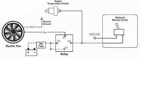 cooling fan wiring diagram