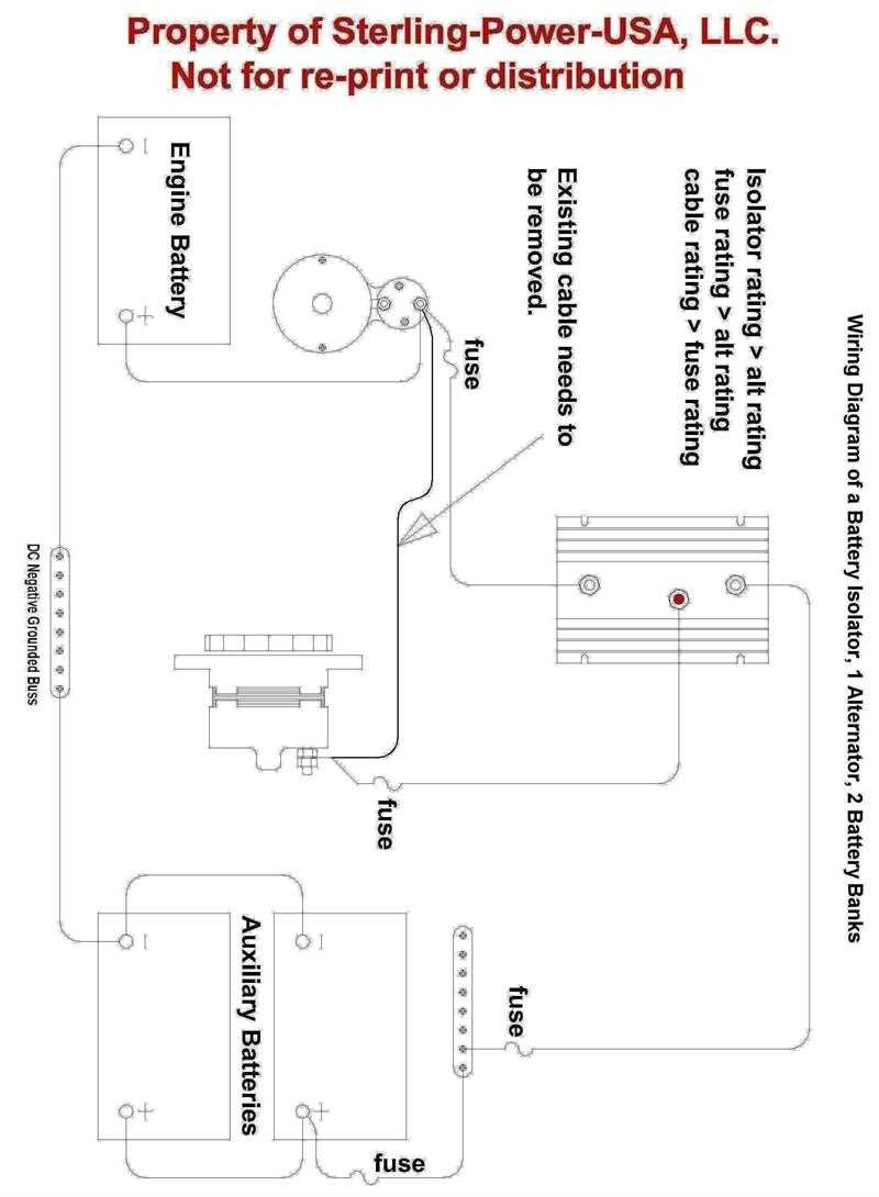 boat battery isolator switch wiring diagram