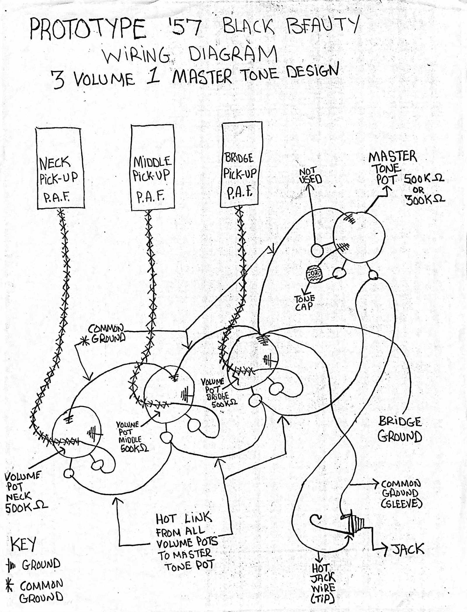 3 humbucker wiring diagram