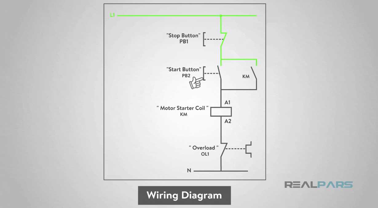 auxiliary contactor wiring diagram