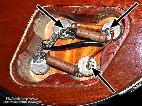 goldtop lp one pickup 50s wiring diagram