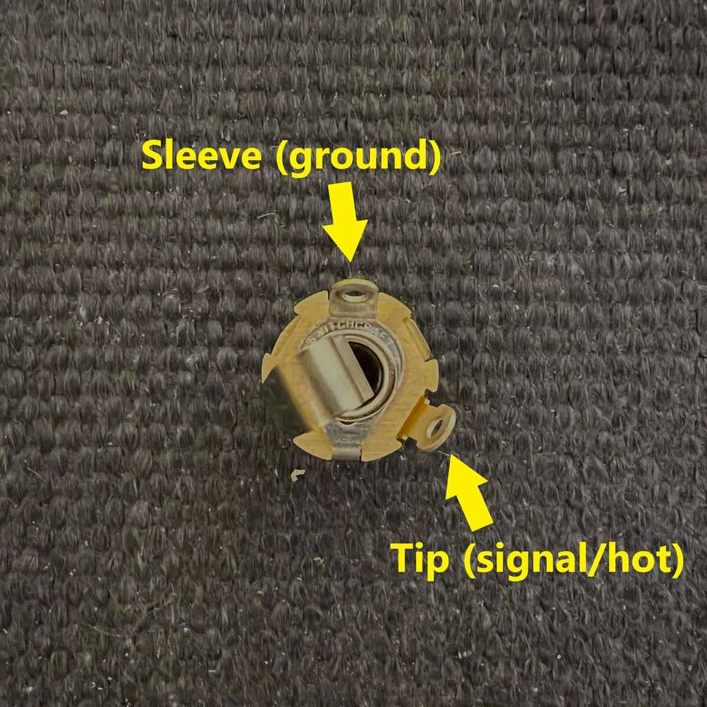 guitar input jack wiring diagram