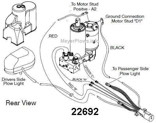 wiring diagram for a meyers snow plow