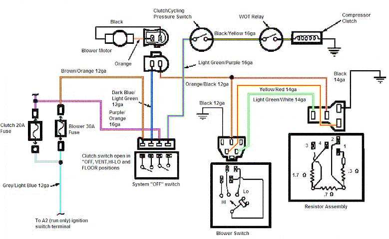 99 04 mustang wiring harness diagram