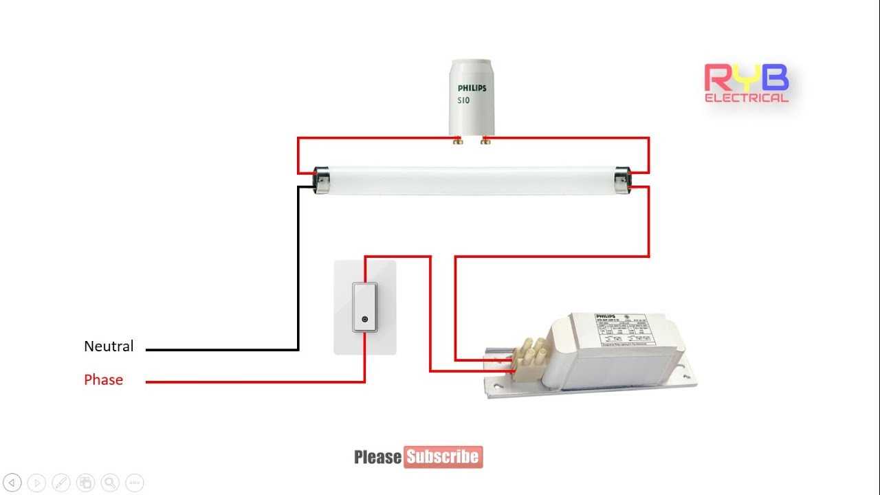 fluorescent wiring diagram