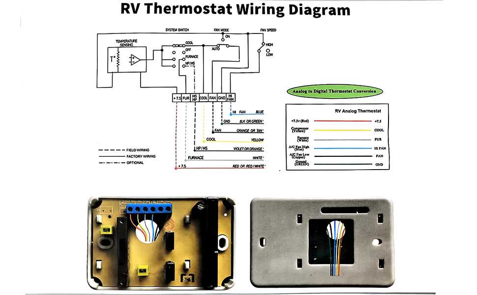 camper thermostat wiring diagram