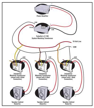 70v speaker wiring diagram