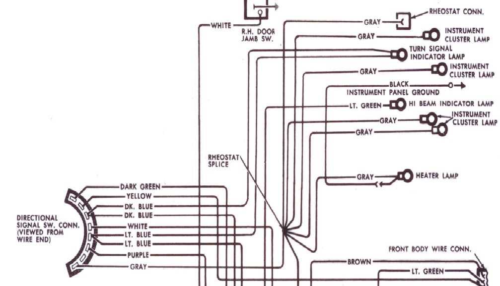 gm steering column wiring diagram