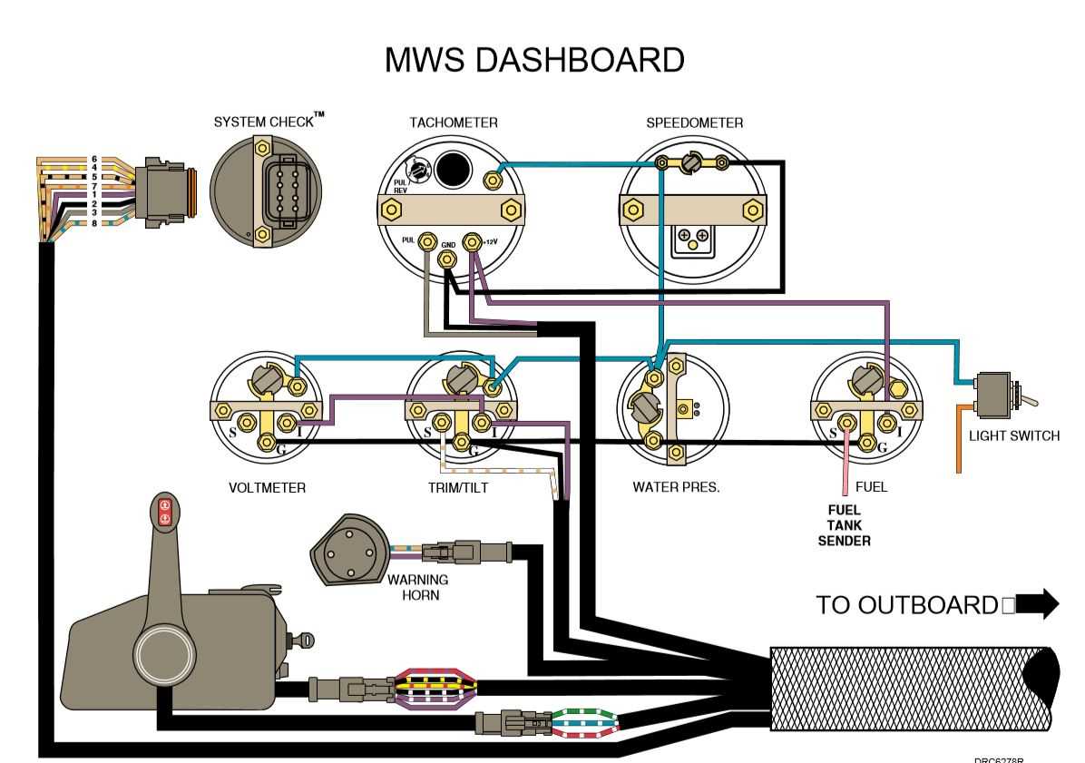 wiring diagram for fuel gauge on boat