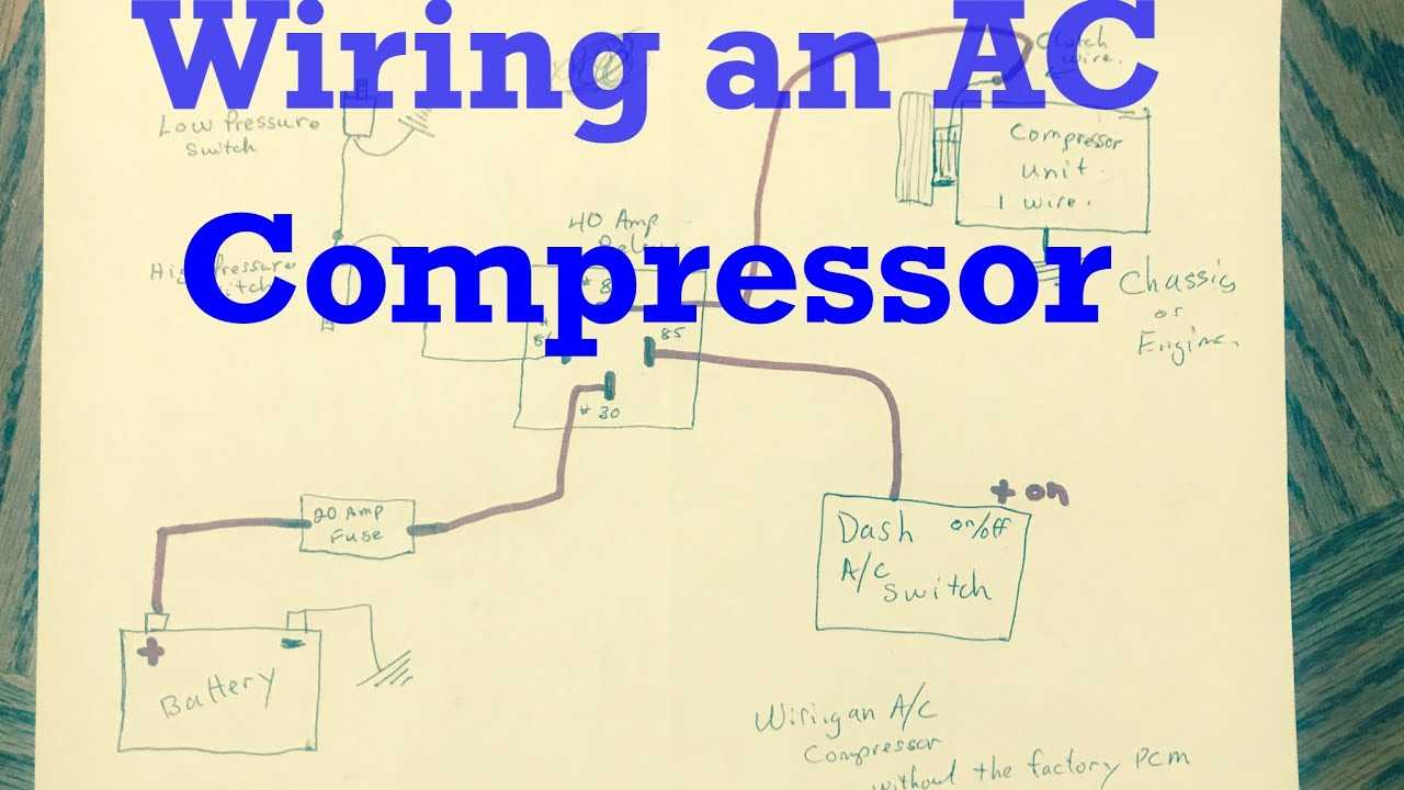 a c compressor wiring diagram