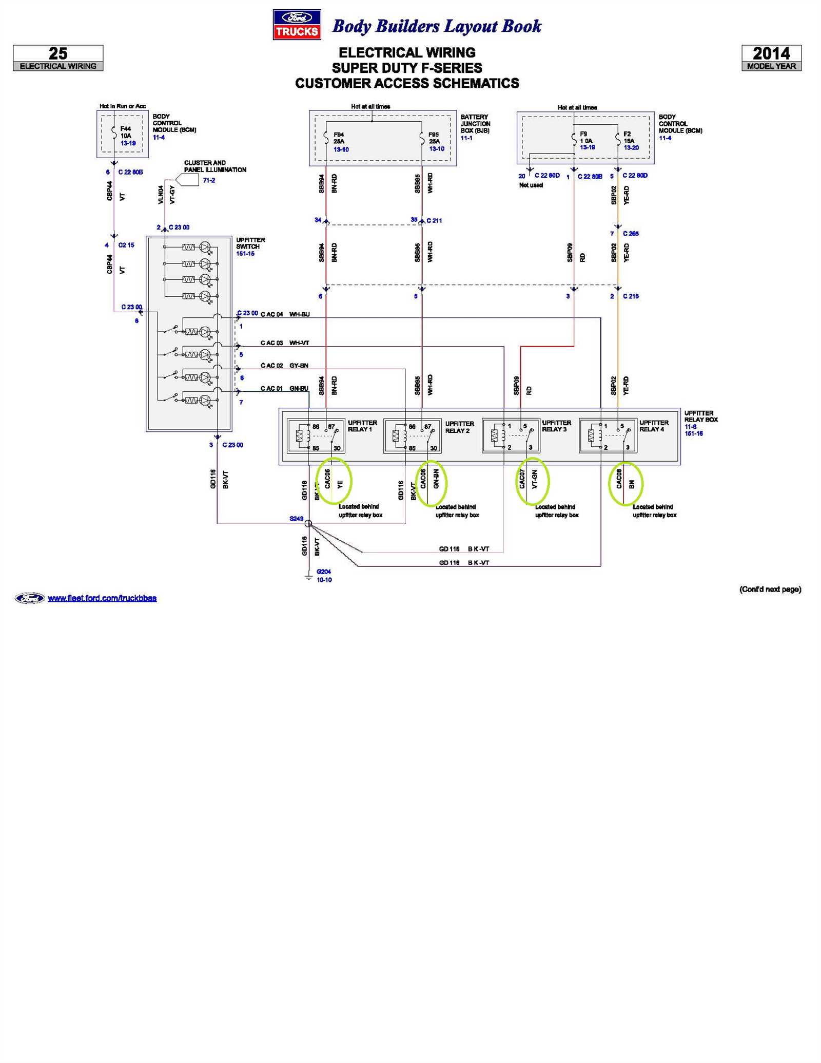 ford upfitter switches wiring diagram