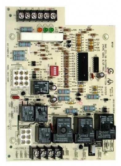 rheem gas ruud furnace control board wiring diagram