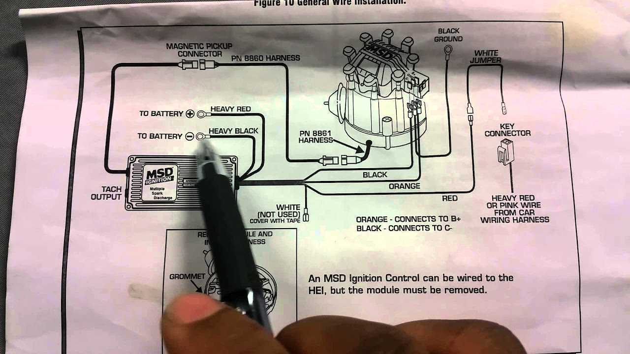 wiring diagram for msd 6al