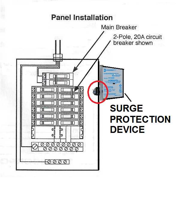 surge protector wiring diagram