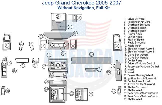 2005 jeep grand cherokee stereo wiring diagram