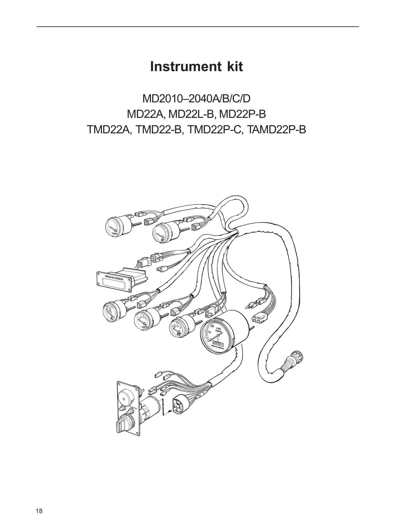 volvo penta marine engines wiring diagrams