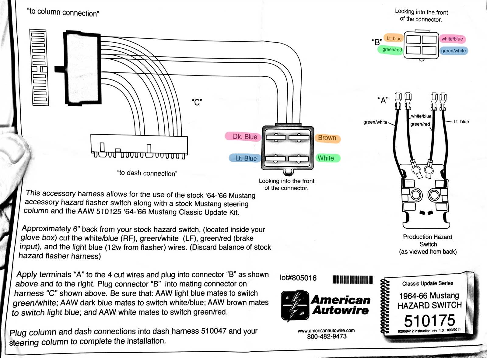 wiring diagram 1966 mustang