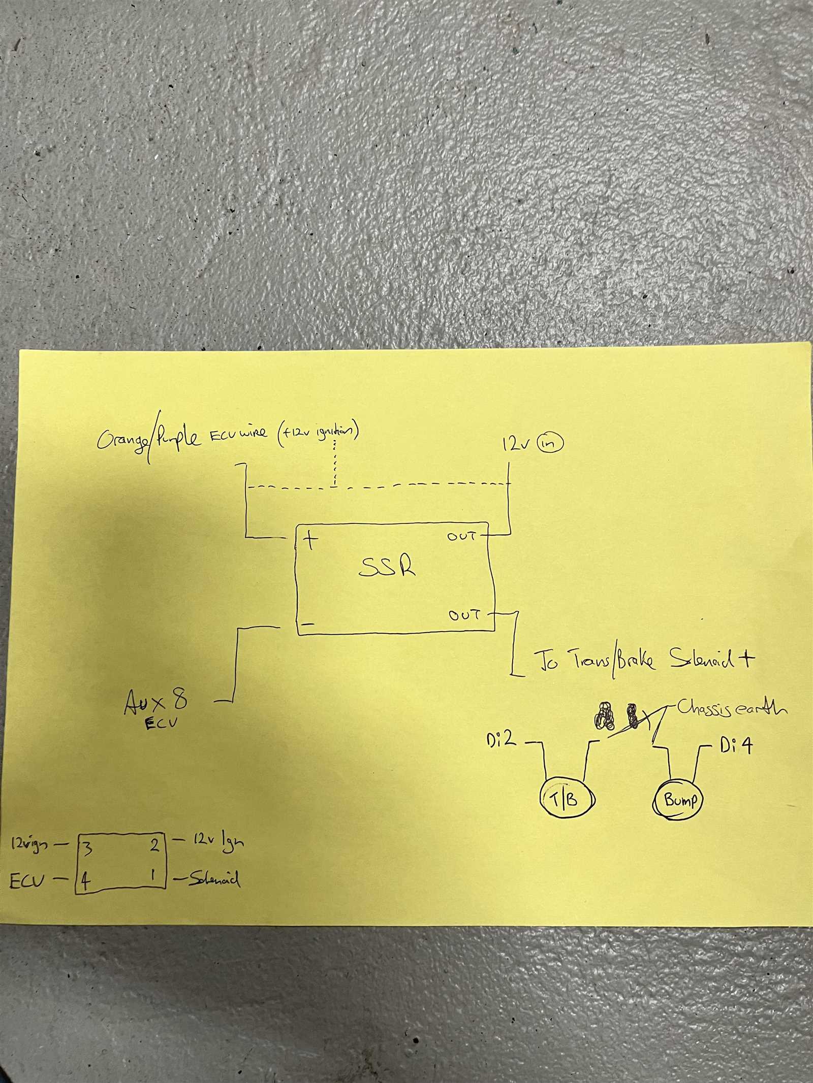 basic transbrake wiring diagram