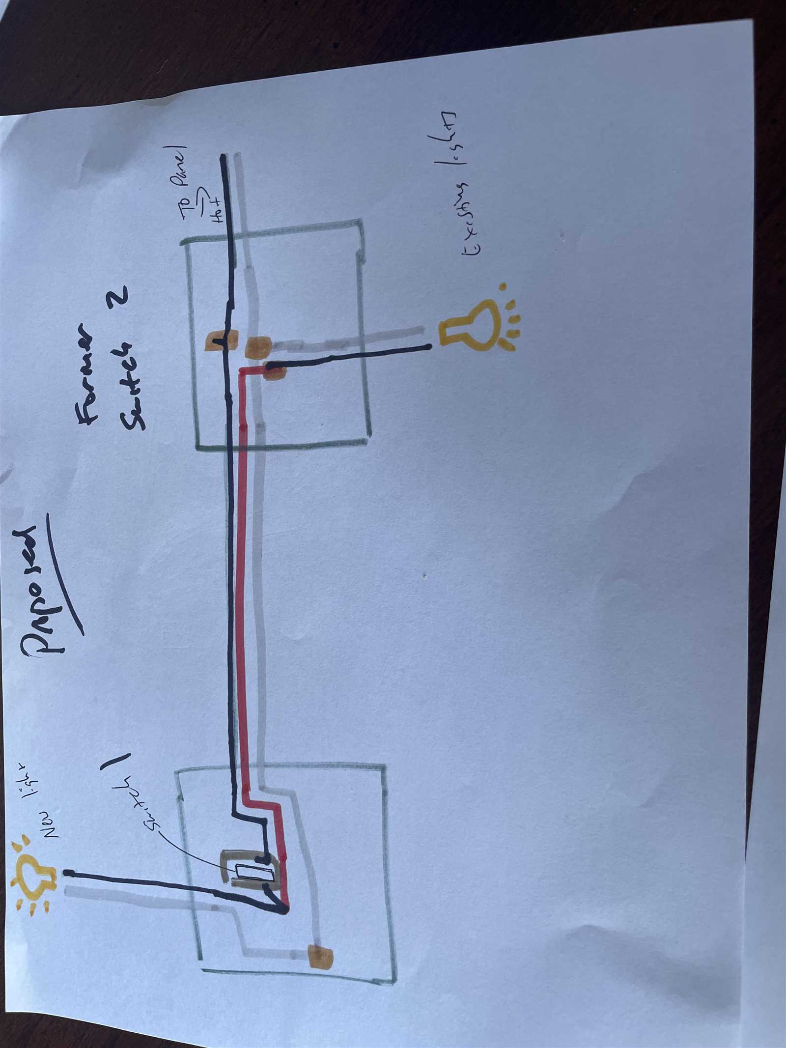 single switch wiring diagram