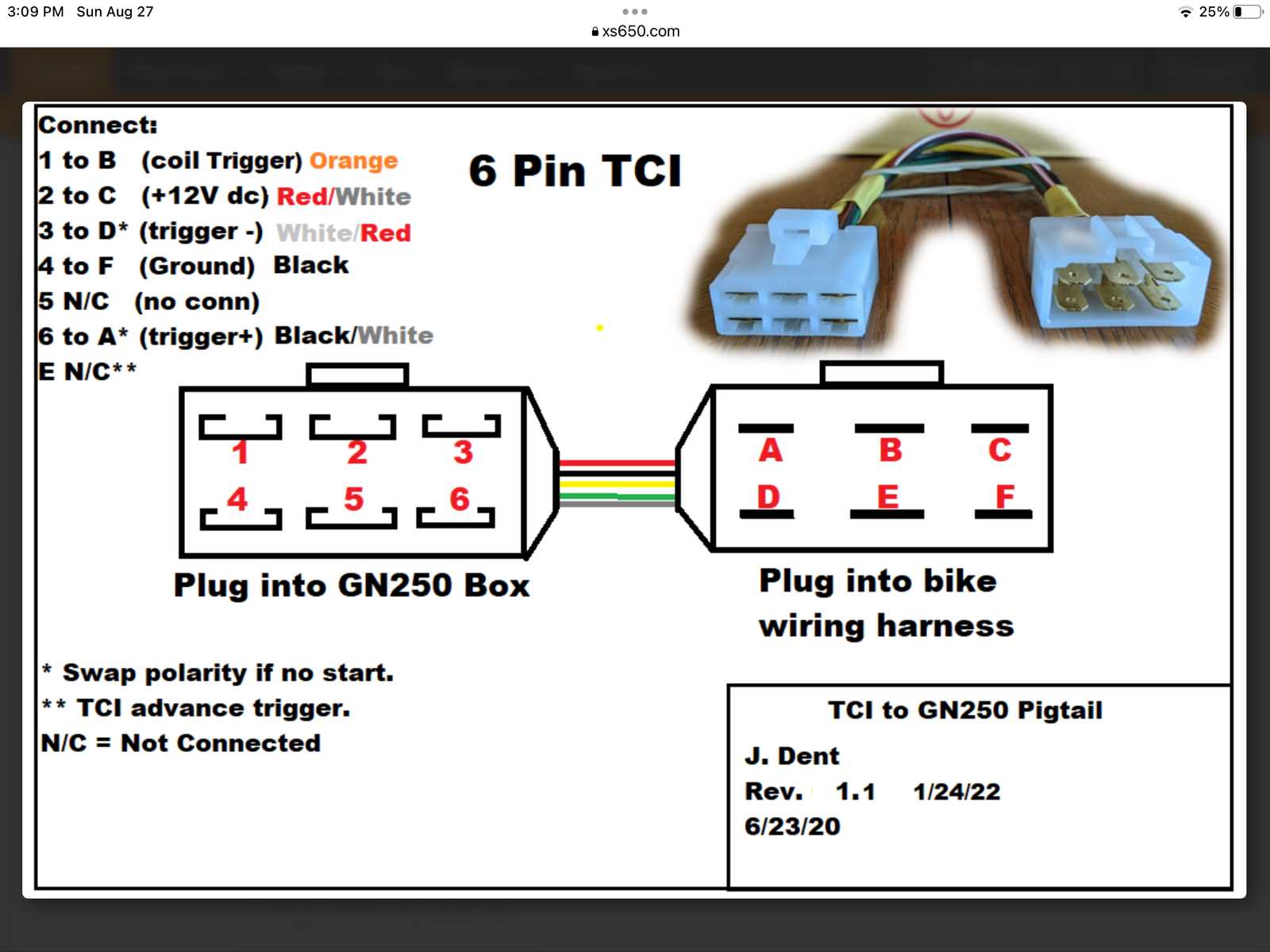 honda 6 pin cdi wiring diagram