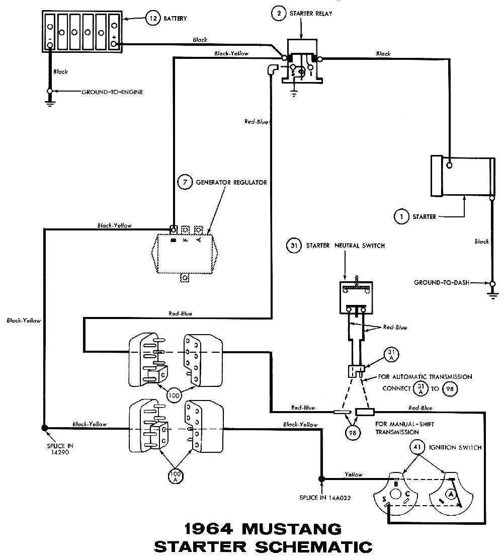 1966 mustang voltage regulator wiring diagram