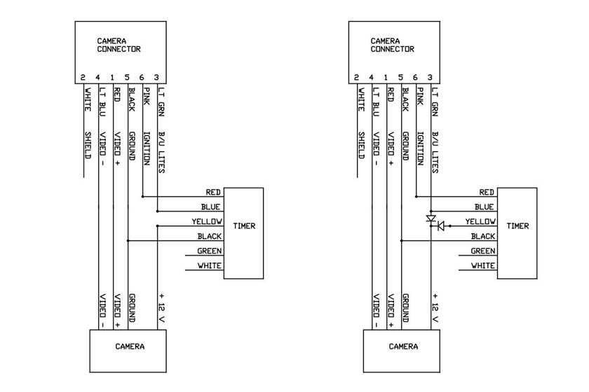 gm backup camera wiring diagram