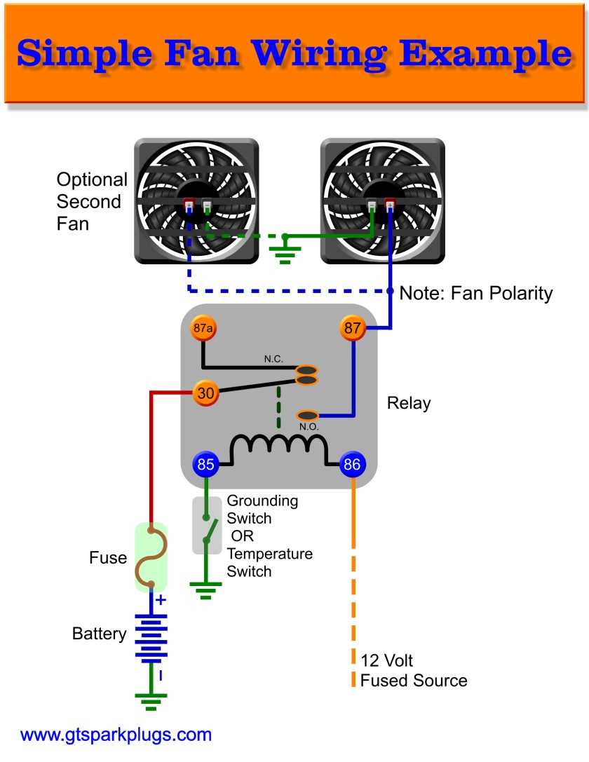 6 pin fan relay wiring diagram