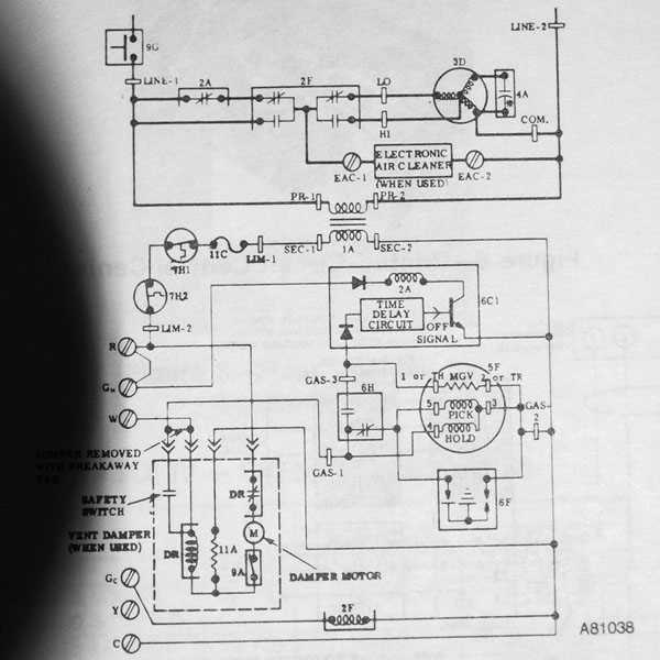 furnace gas valve wiring diagram