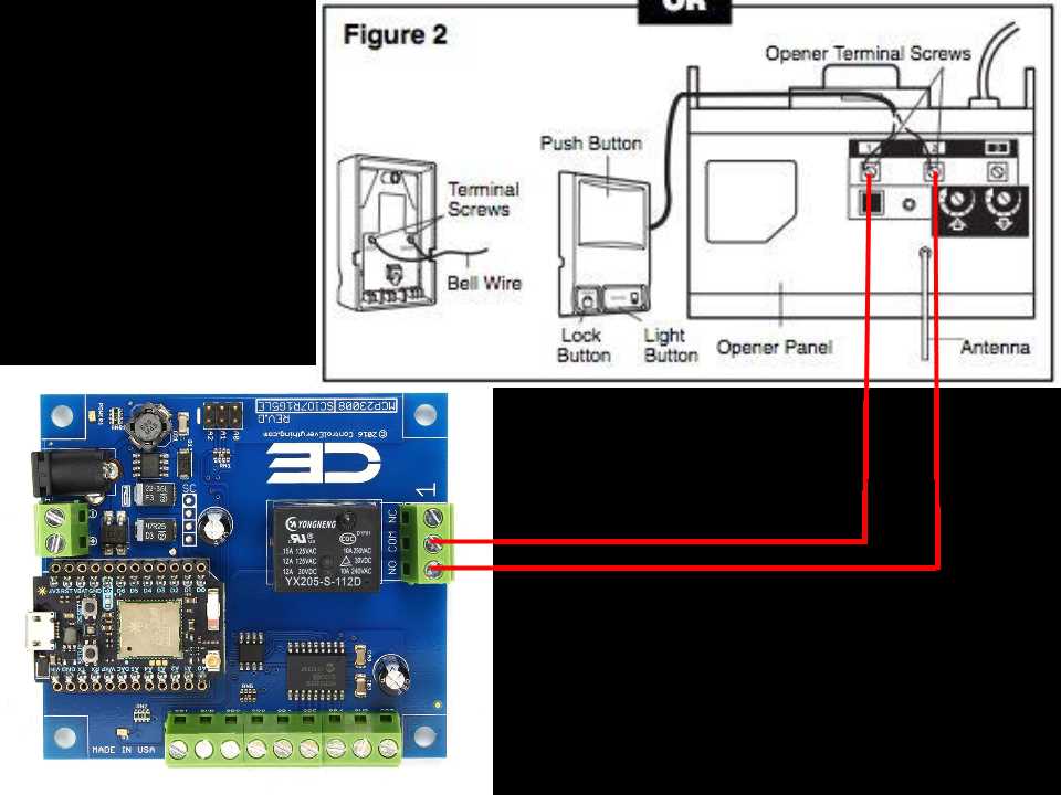 garage opener wiring diagram