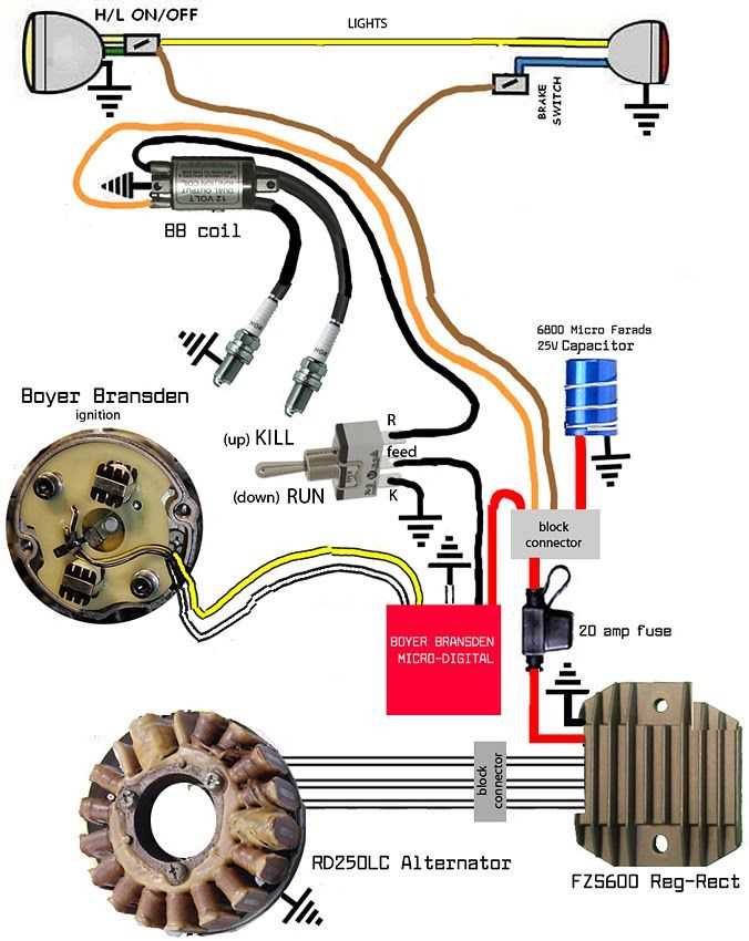 motorcycle wiring diagram