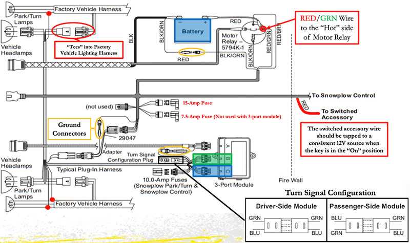 fisher snow plow controller wiring diagram