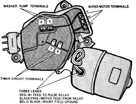 gm wiper motor wiring diagram