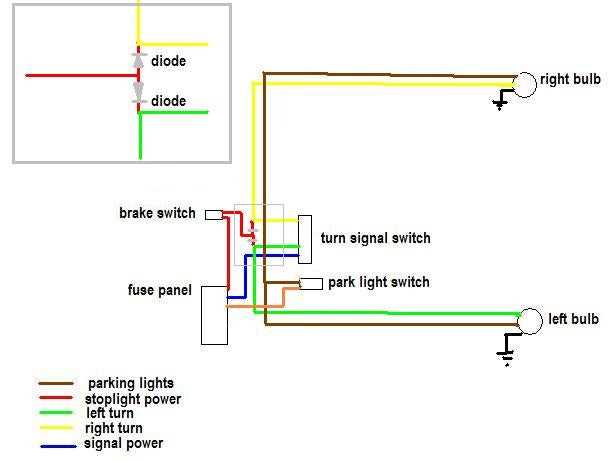 wiring diagram for turn signals