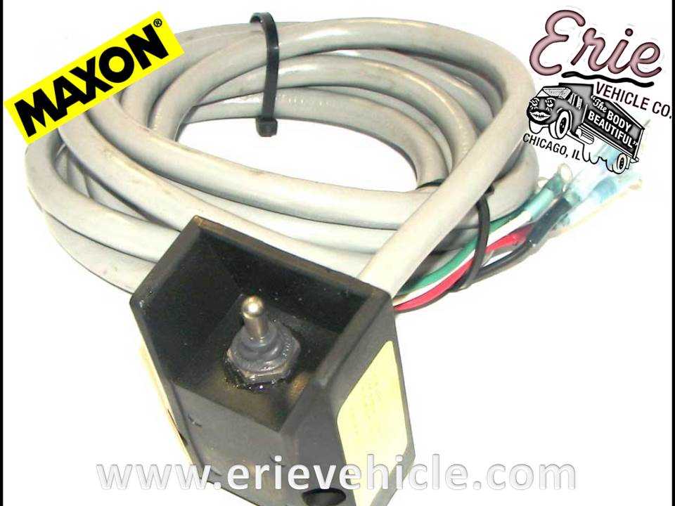 maxon 4 wire liftgate switch wiring diagram