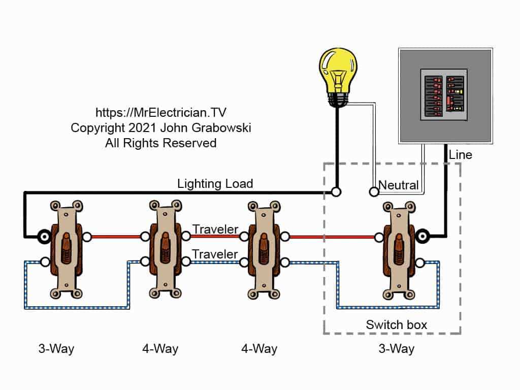 4 wire trinary switch wiring diagram