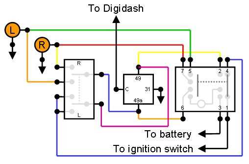 car headlight wiring diagram