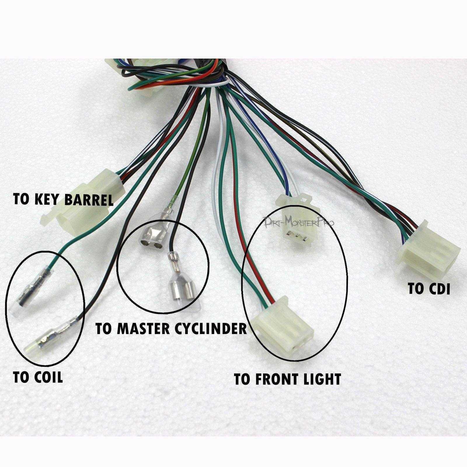 110cc wiring harness diagram