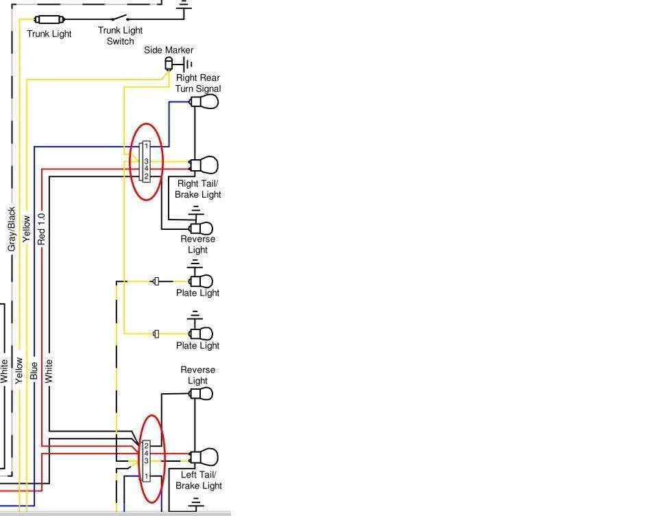 wiring diagram tail lights